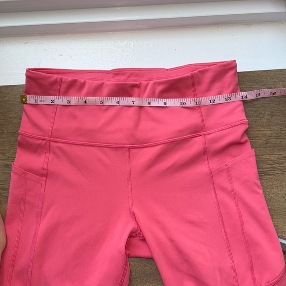 Athleta Women’s Hot Pink Ultimate Stash High Rise  Crop Size M - Picture 5 of 6